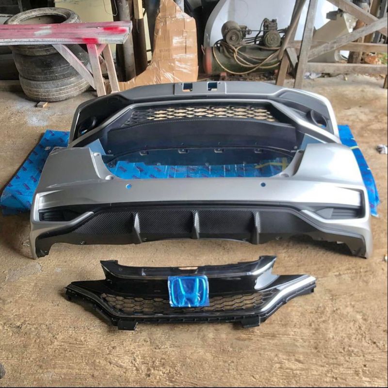 paket upgrade bumper honda jazz gk5 2019 - 2021 original
