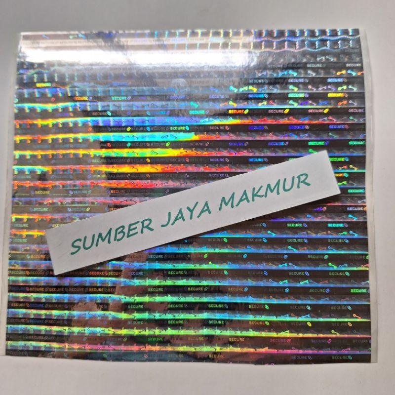 Stiker Segel Hologram SECURE / Security Sticker