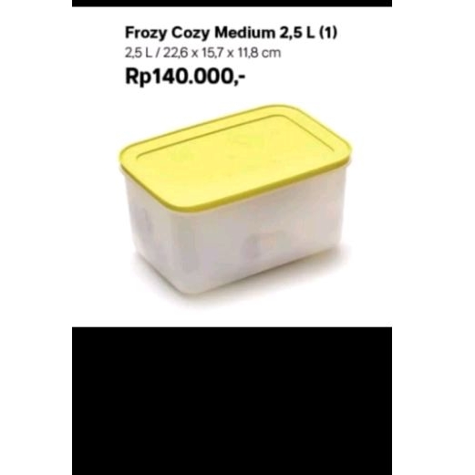frozy cozy tupperware
