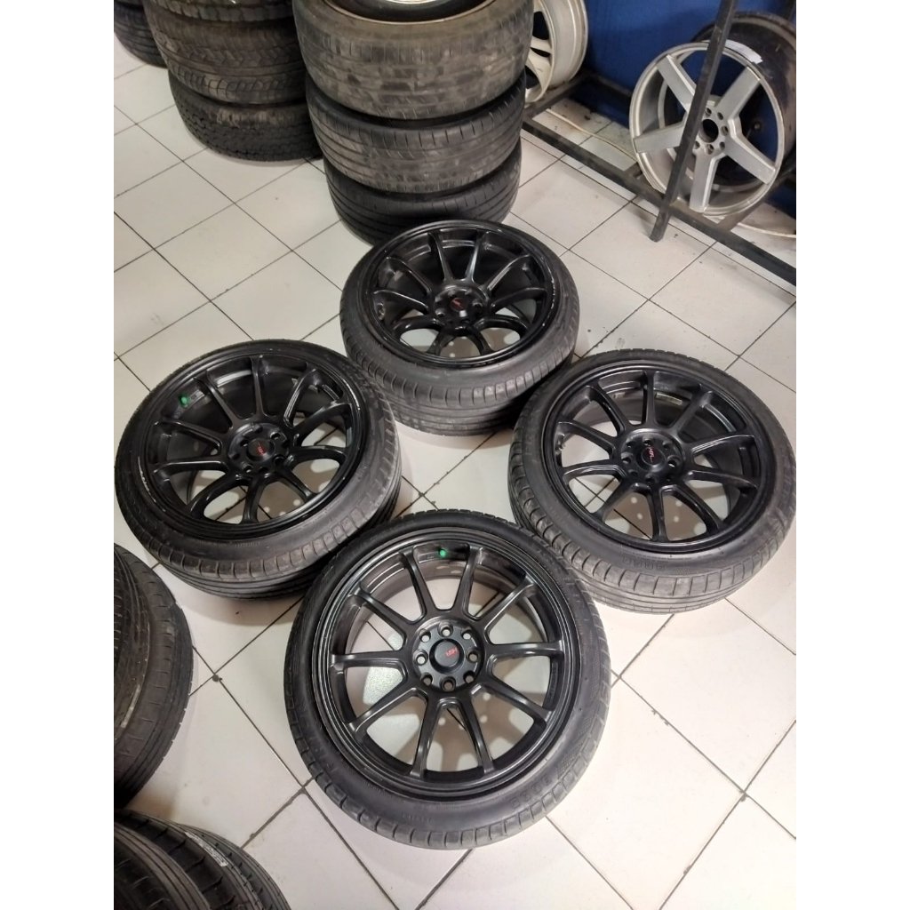 velg mobil second HSR ZICO ring 17 baut 4x100/114,3 buat jazz yaris vios livina