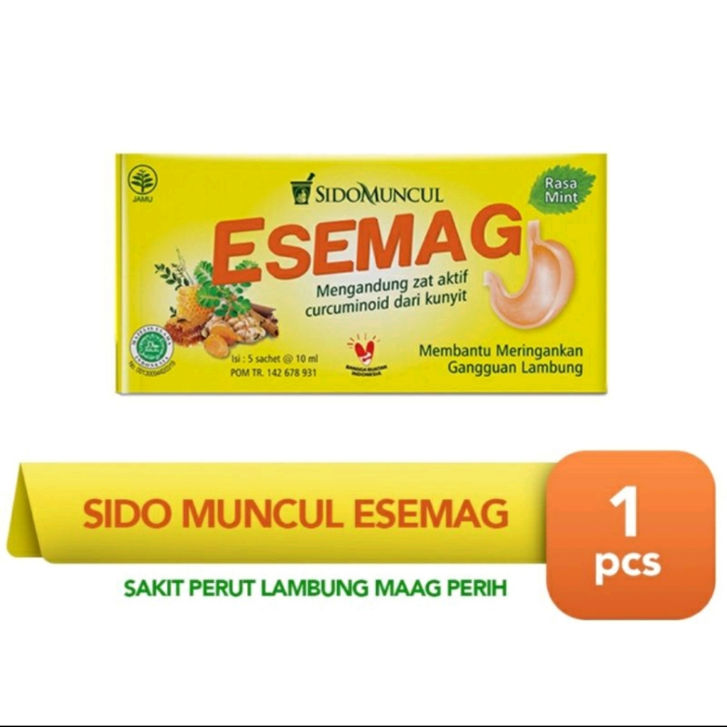 ESEMAG Cair 1 Dus 5 Sachets @ 10ml - Sakit Perut Lambung Maag Perih