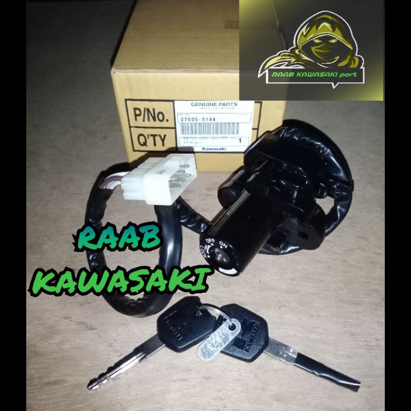 kunci kontak ninja 250r karbu/ninja 250 fi old/z250fi original kawasaki