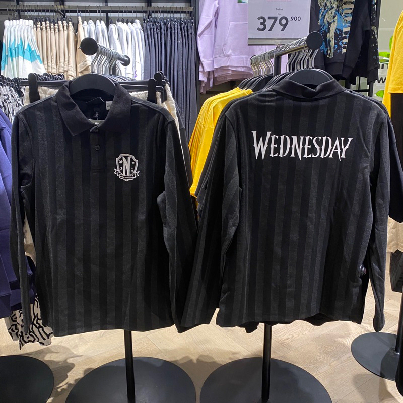 Kaos Pria Wednesday x H&M Original Store (Limited Edition)