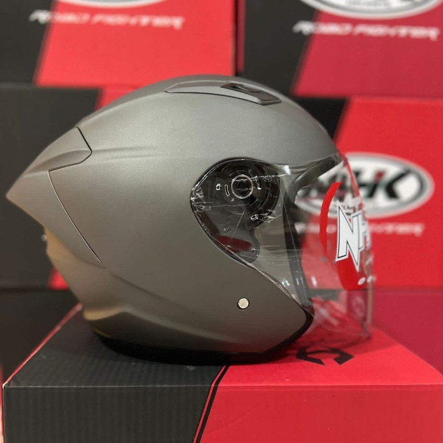 HELM NHK R1 Elite - Grey Doff HELM HALF FACE SV