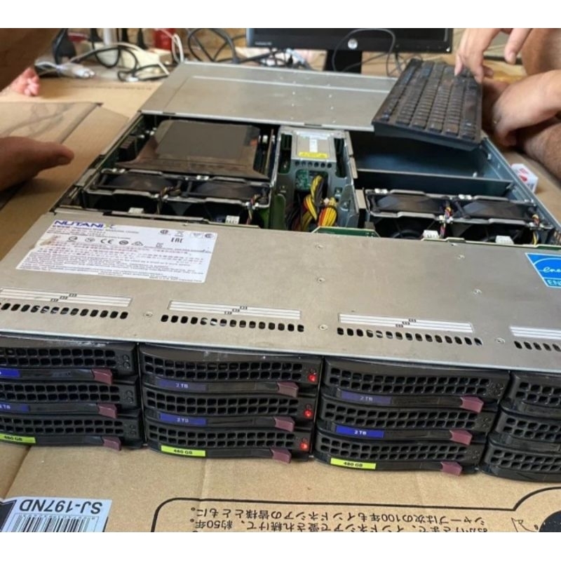 SERVER NUTANIX E5 2620 V4 6 PROCESSOR RAM 384GB HDD 24TB