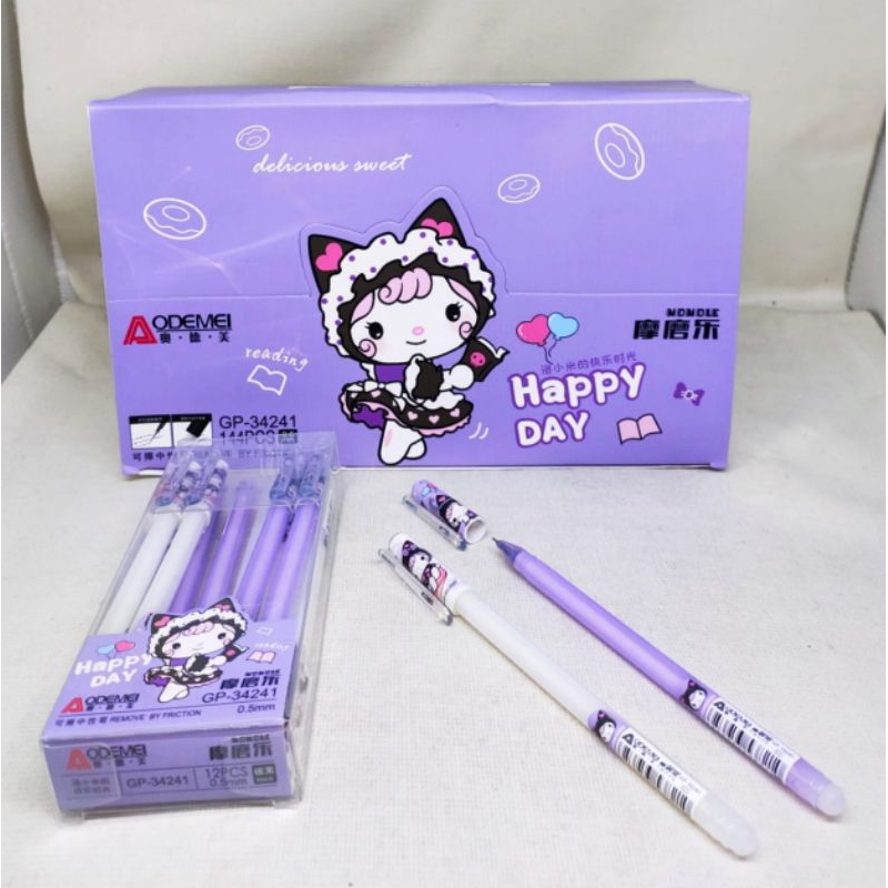 

(12pics) pen bisa hapus/pen gel hapus/erasable pen/pen hapus lucu fancy ODEMEI