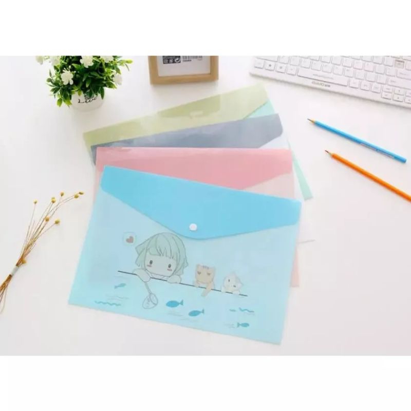 

Map Folio A4 Kancing Bahan Plastik Motif Lucu Map Plastik A4 Karakter Kartun Lucu Map File Lucu Map Kancing A4 Kartun Map file A4 Kelinci Molang Bunga Folder Dokumen Organizer murah bisa cod