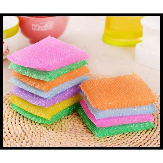 Spons cuci piring bantal dan jaring cuci piring