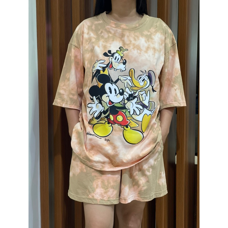 Mickey Mouse Vintage Tshirt Tiedye Oversize