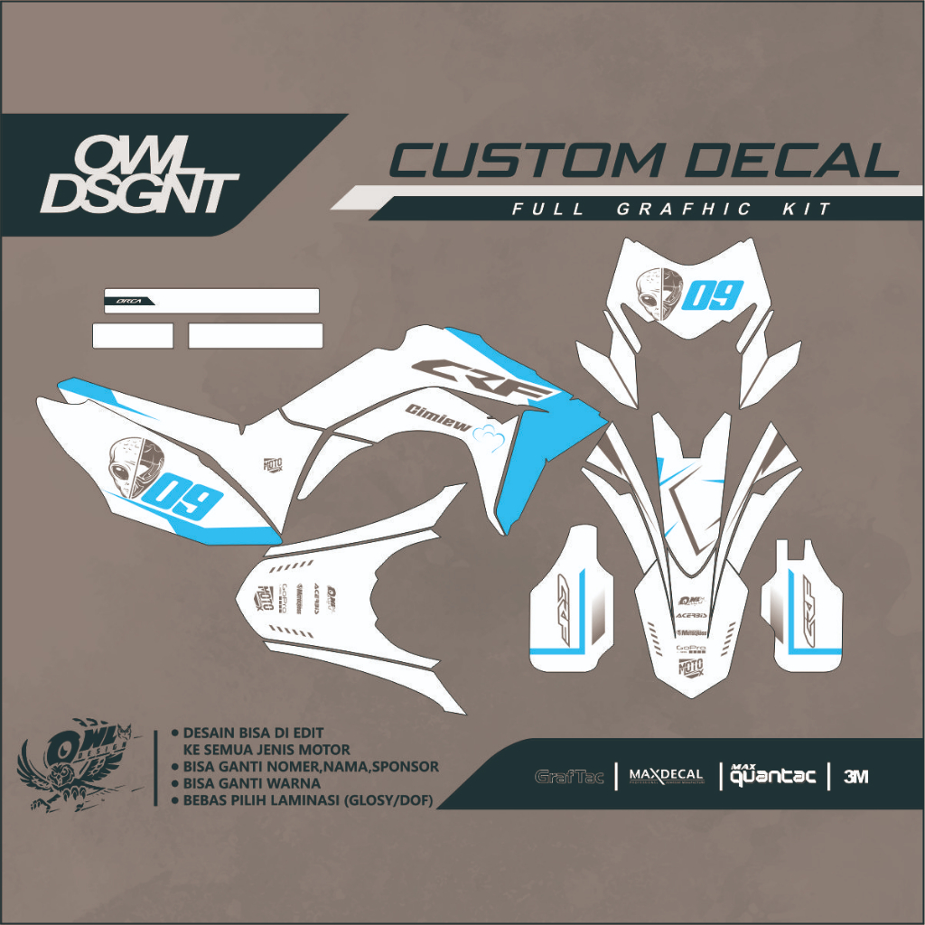 Decal crf free desain decal crf fullbody decal crf150 custom decal crf
