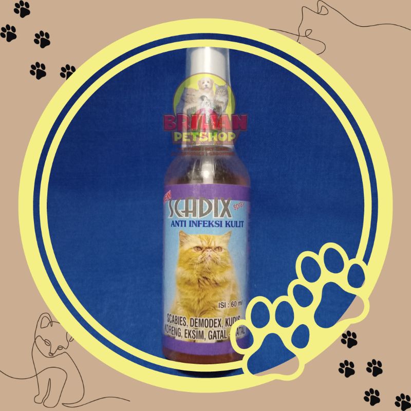 SCADIX Spray (obat semprot Scabies kucing) 60ml