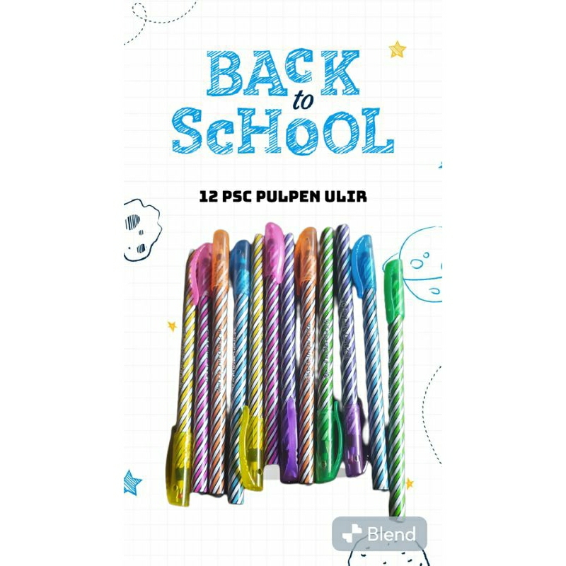 

PULPEN ULIR PULPEN LILIN BALLPOINT PEN (GROSIR 1 LUSIN 12 PCS) Termurah