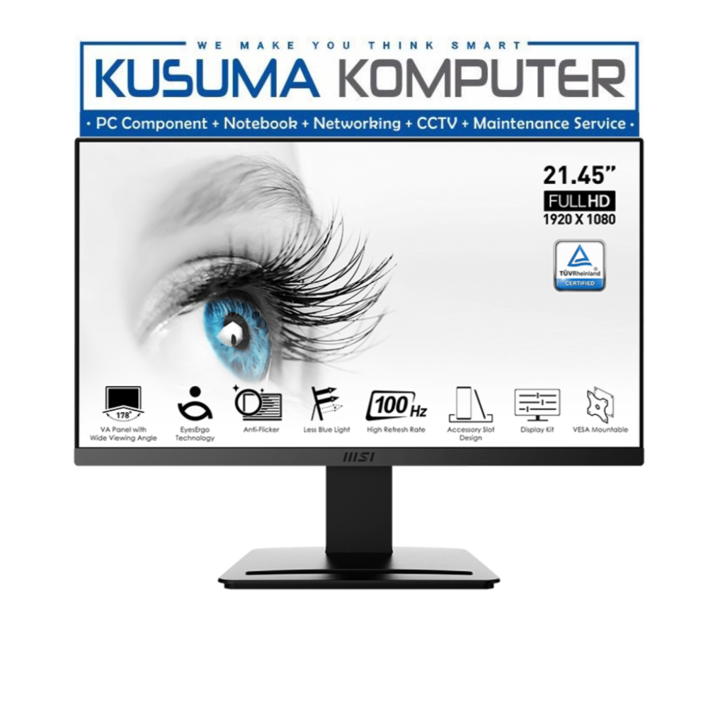 Monitor MSI PRO MP223 22" 1080P VA 100Hz HDMI