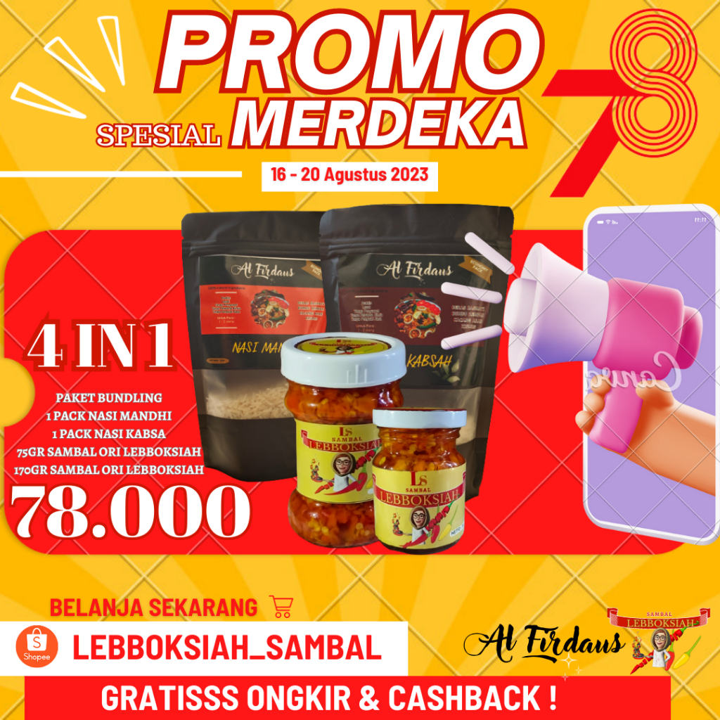 

SPESIAL KEMERDEKAAN - 4 IN 1 BUNDLING