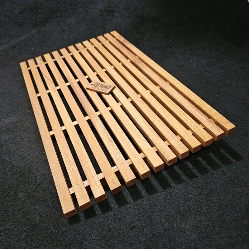 [Whispers] Alas kayu etalase display tatakan roti cake