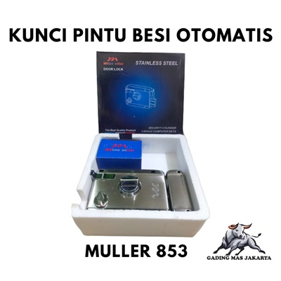 MULLER Kunci Otomatis 853 SS Stainless / Pintu Besi Gerbang / Garasi GMJ