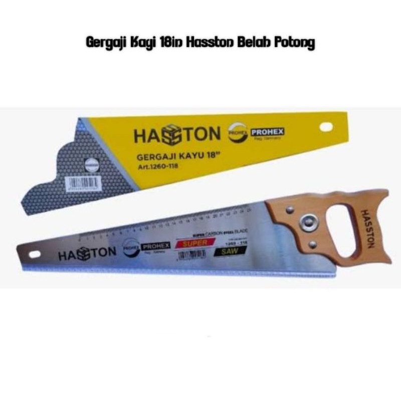 Gergaji kayu Hasston Prohex 18in Belah Potong