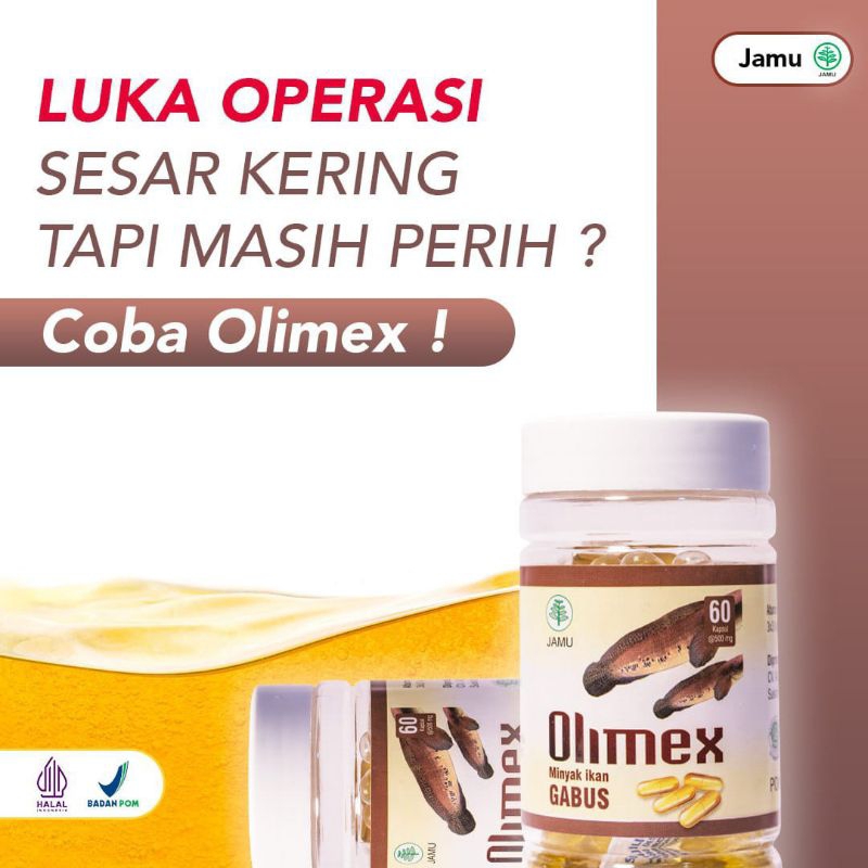 OLIMEX MINYAK IKAN GABUS ASLI 100%