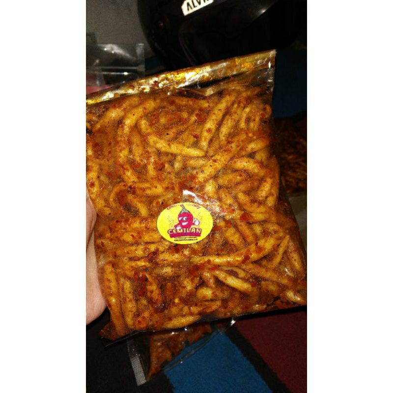 

Citruk Pedas ori siomay kering dan makaroni seuhah