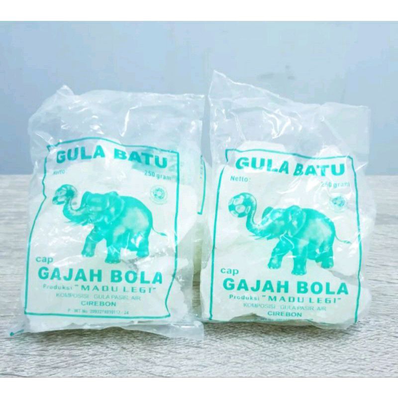 

100% GULA MURNI | Gula Batu Cap Gajah | Lump Sugar 250gr