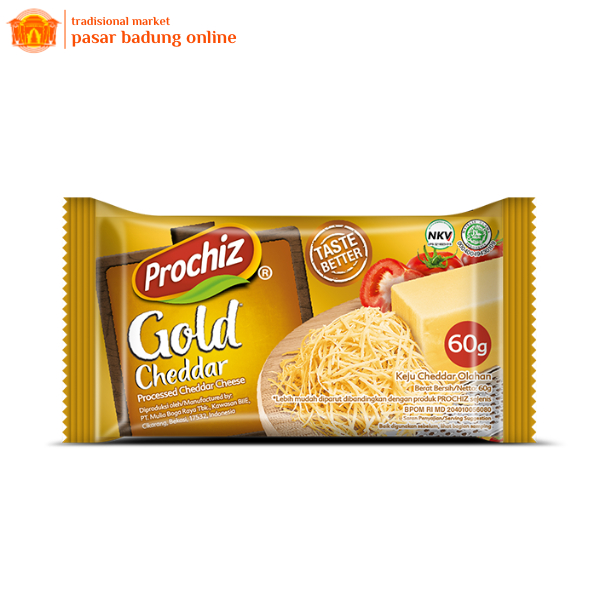 

Keju Prochiz Gold Cheddar 60gr