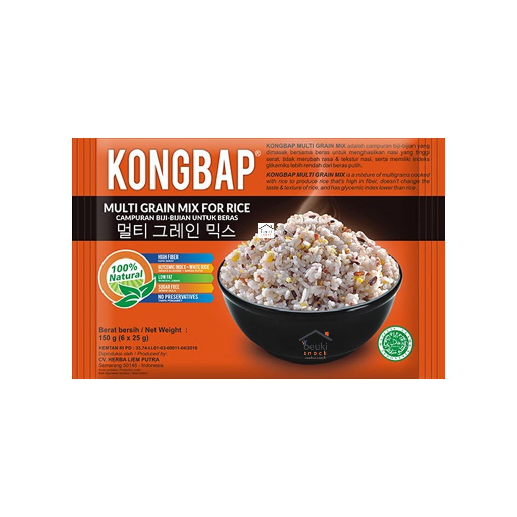 

Kongbap Multi Grain Mix Campuran Biji-Bijian untuk Beras