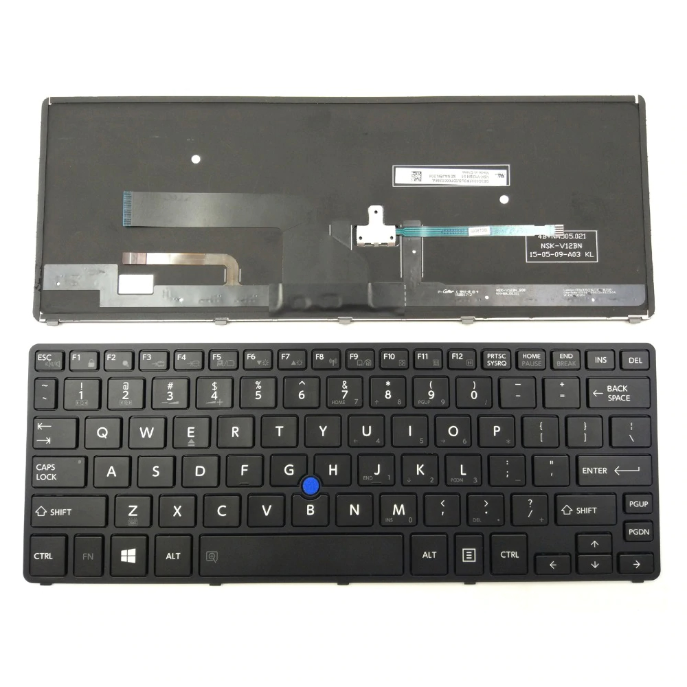 KEYBOARD TOSHIBA PORTEGE Z20 Z20T Z20TB Z20T-B Z20T-B2110 Z20T-B2110W8 Z20T-B2111 BACKLIGHT POINTER