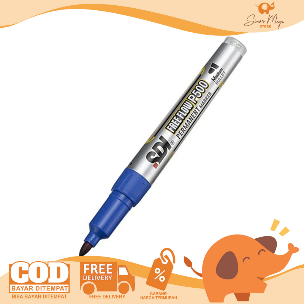 

SDI Permanent Marker P500-VP Biru