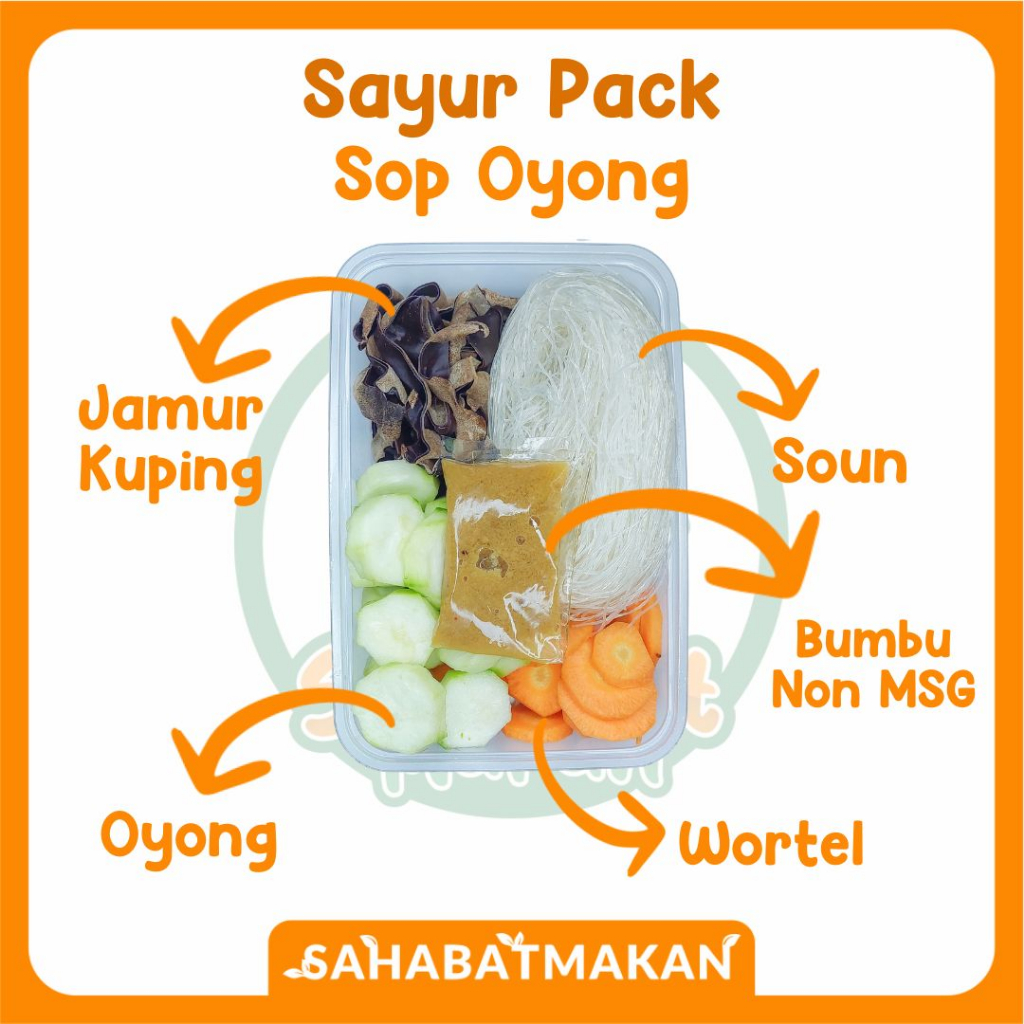 

Sop Oyong - Sayur Pack / Sayur Prep / Sayur Instant — Sahabat Makan Sayur Jogja