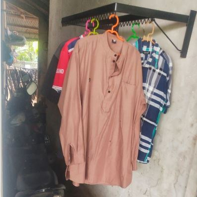 Jemuran baju lipat bahan besi kuat