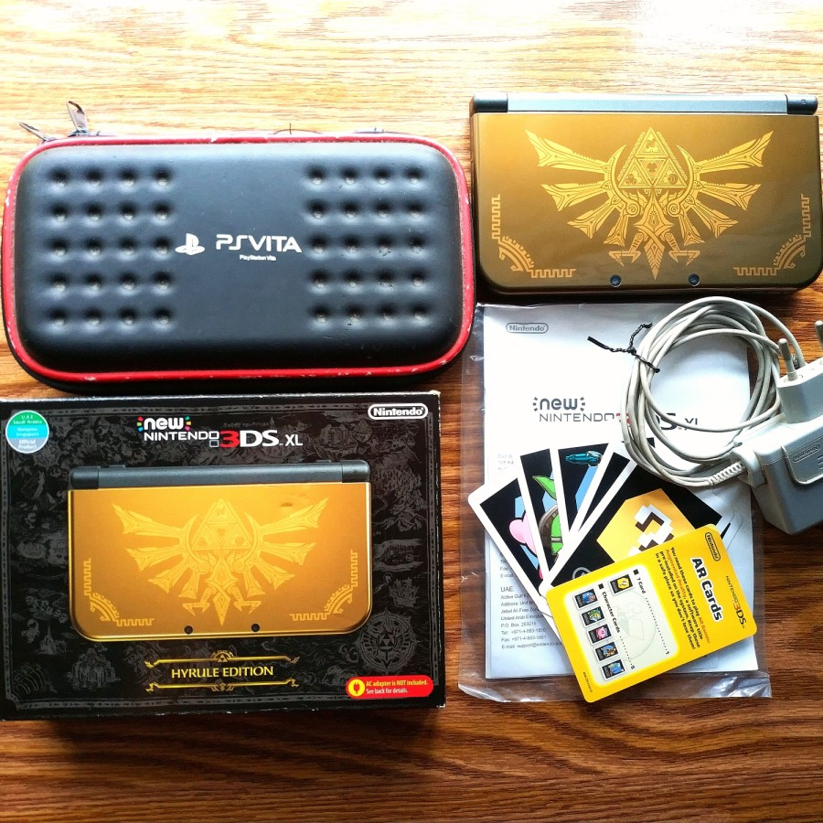 New Nintendo 3DS XL Hyrule Edition Limited Edition Mulus RARE