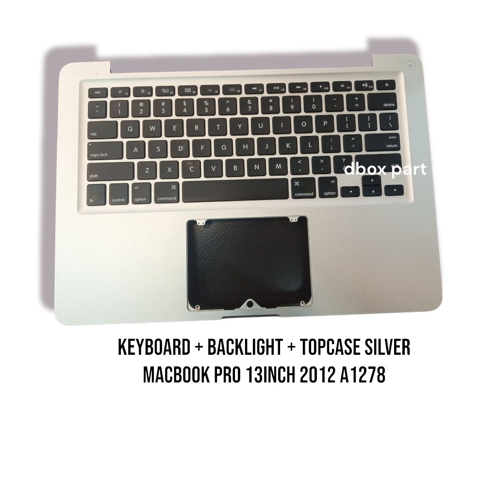 Topcase + keyboard + backlight Macbook Pro 13inch 2012 Silver A1278 ORIGINAL COPOTAN