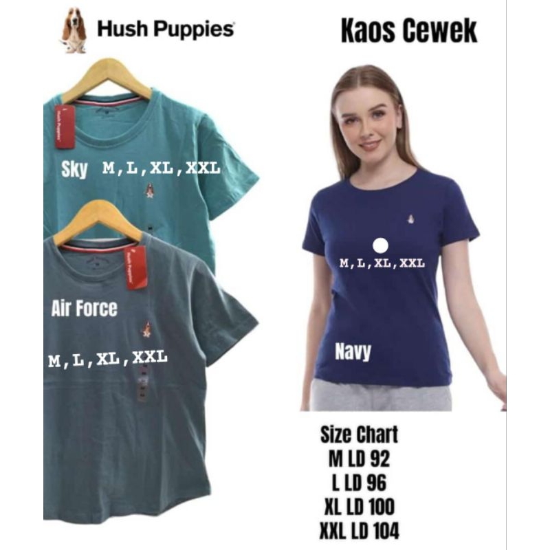 Kaos Cewek Hush Puppies Bagus