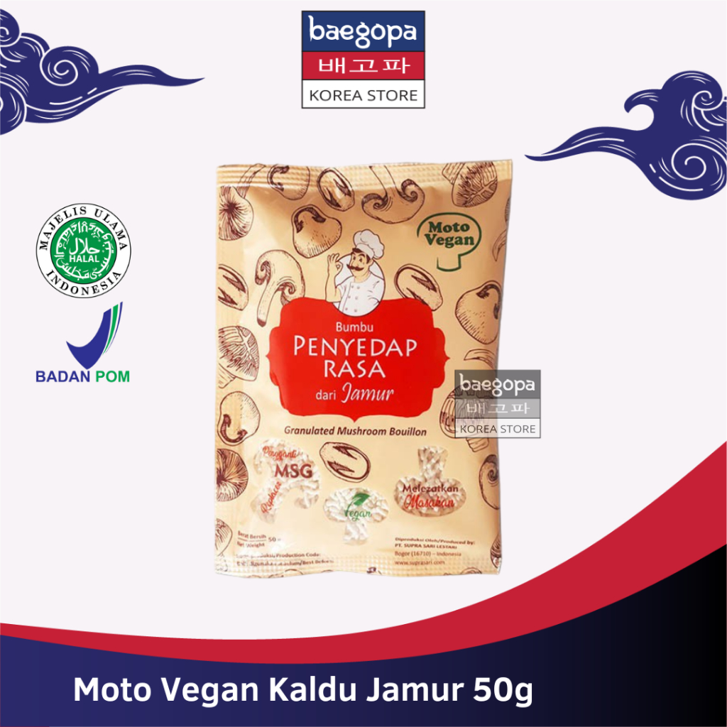 

MOTO VEGAN Kaldu Jamur Non MSG 50 g Halal │ Bukan Totole...||