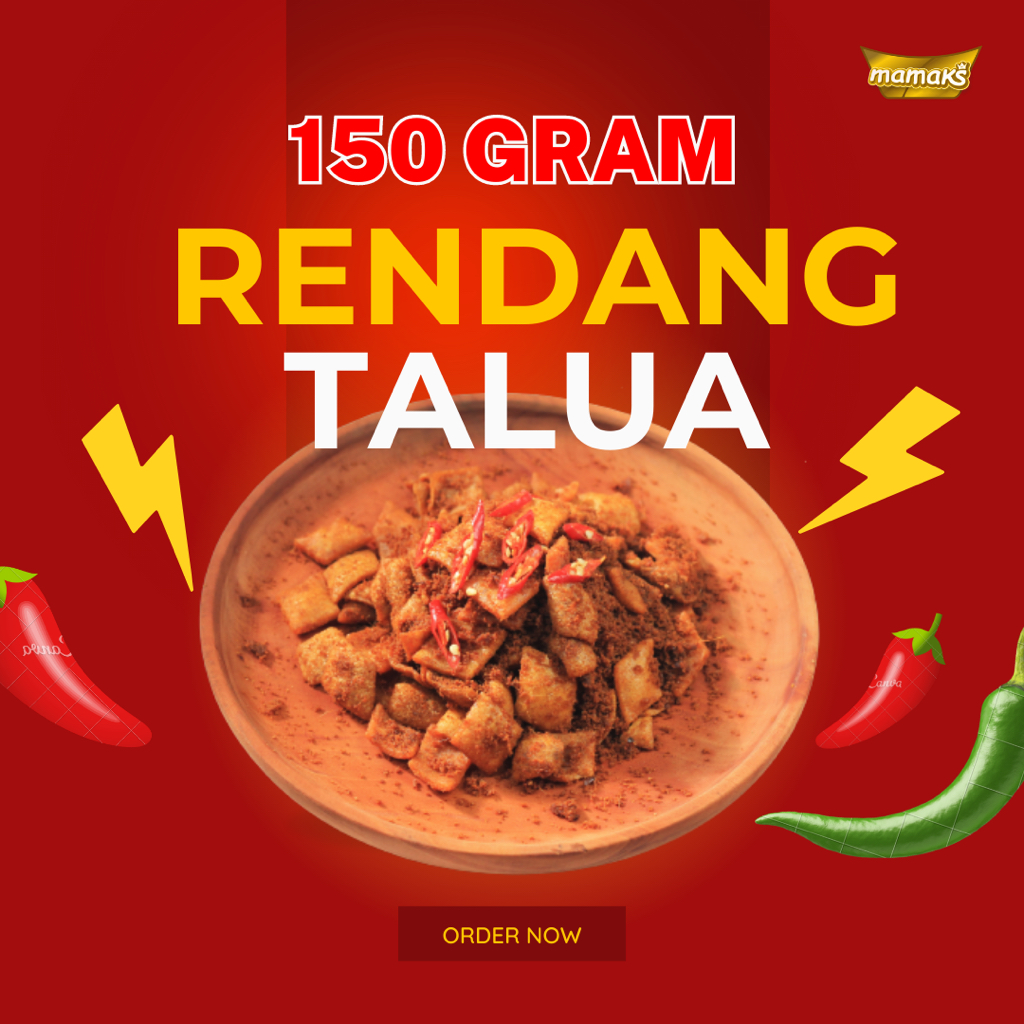 

Rendang Talua Camilan Asli Padang 150 gram - Mamaks