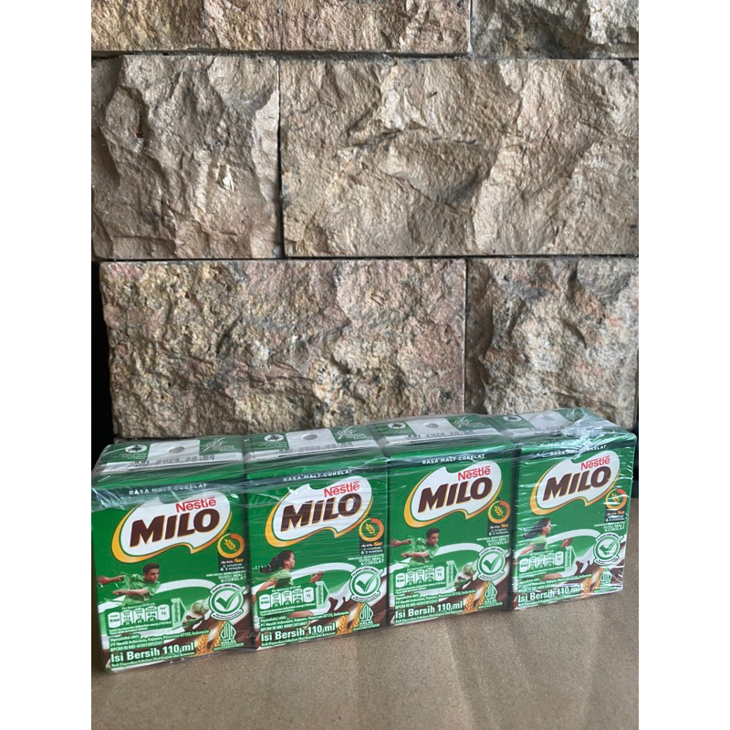 

Susu Milo UHT Cokelat 4kotak x 110ml