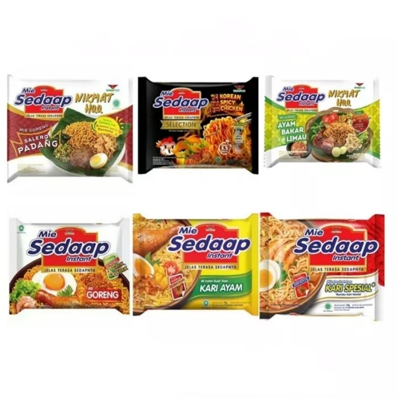 

MIE SEDAP GORENG | INDOMIE GORENG | MIE BON CABE LEVEL 30 JUMBO | MIE OVEN