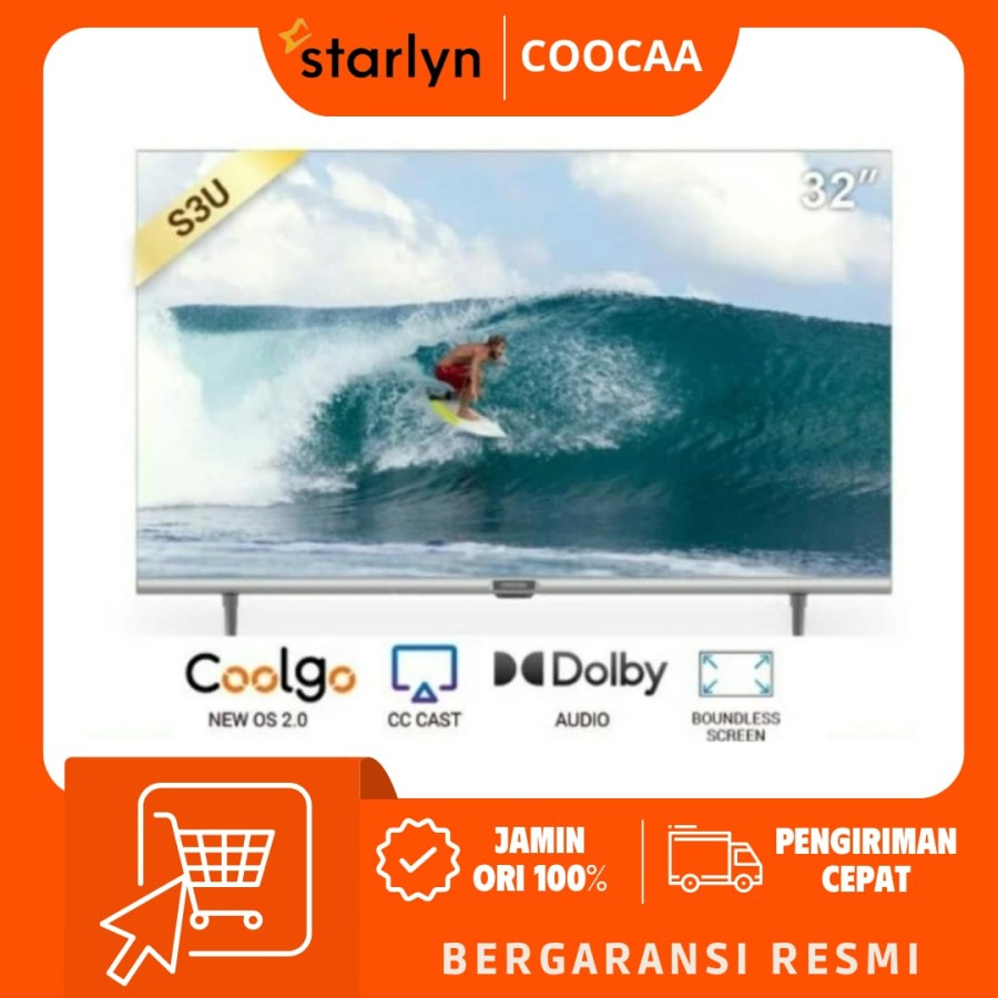 COOCAA 32 inch Digital Smart TV 32S3U