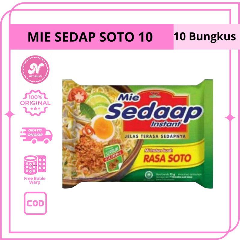 

MIE SEDAP SOTO 10pcs