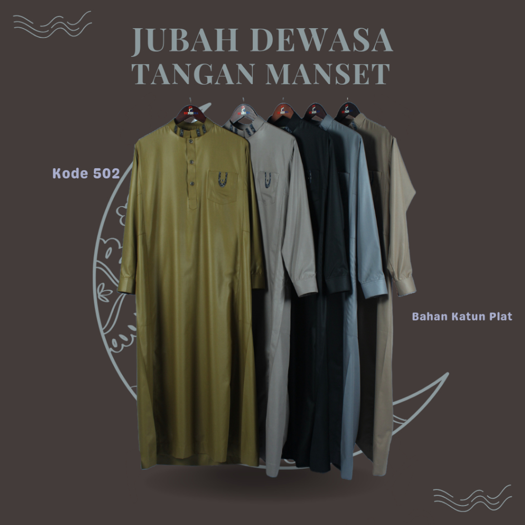 GAMIS ANAK DAN DEWASA (502) / JUBAH LAKI LAKI MERK BENZEMA ORI / GAMIS BENZEMA / MUSLIM PRIA / JUBAH