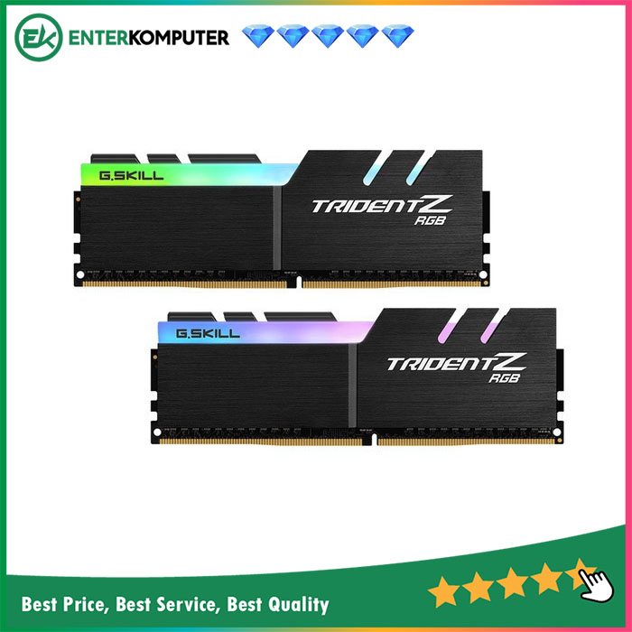 Gskill DDR4 TridentZ RGB PC32000 16GB (2x8GB) Dual Channel F4-4000C17D-16GTZRB