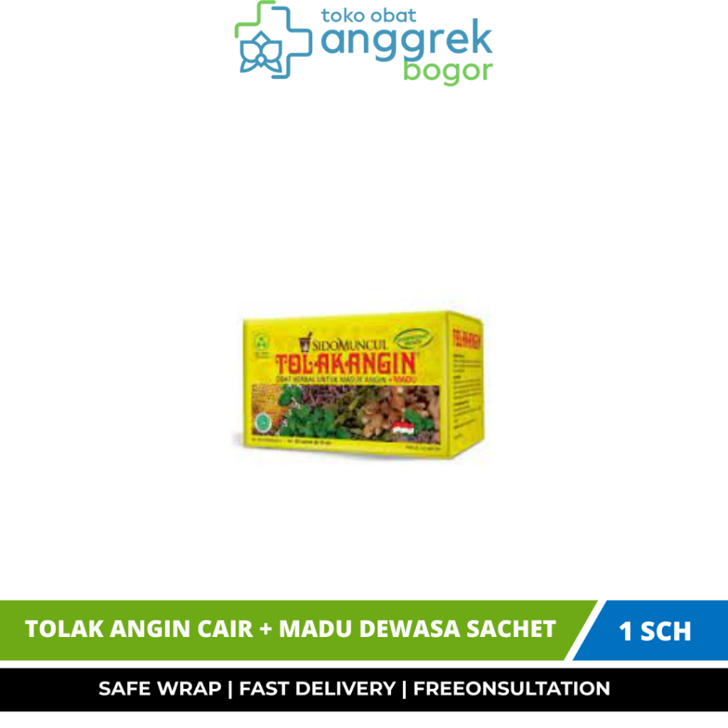 TOLAK ANGIN CAIR + MADU DEWASA SACHET/ MENGATASI MASUK ANGIN/MEMBANTU MENINGKATKAN DAYA TAHAN TUBUH