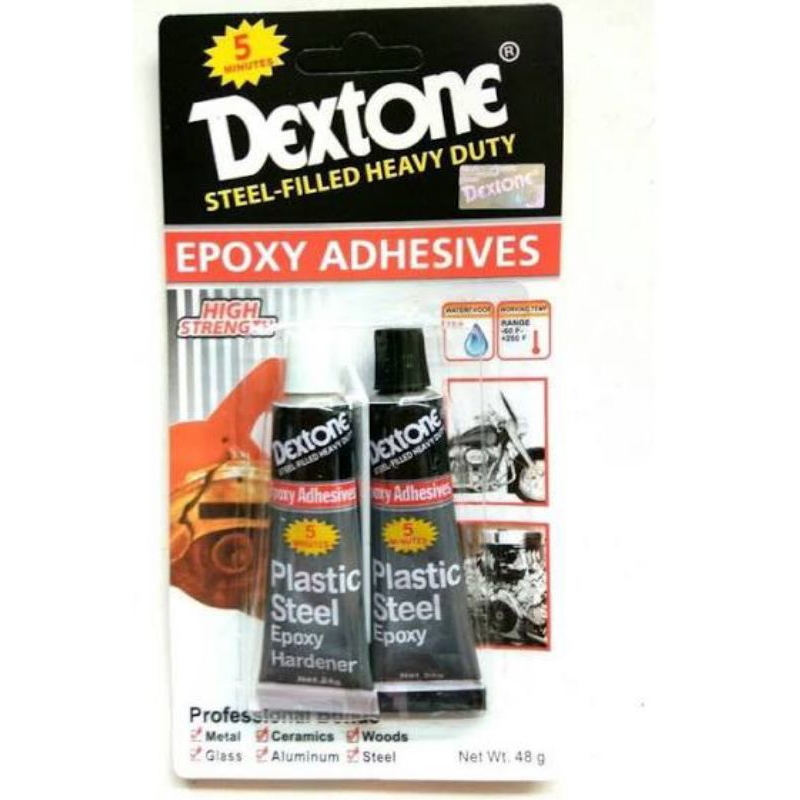 

LEM BESI DEXTONE 5 MENIT 48 GR LEM EPOXY AFHESIVES