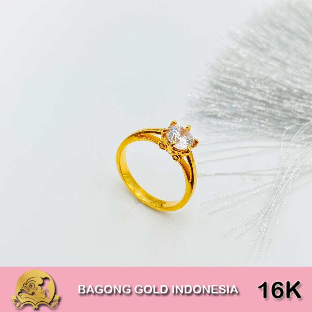 Cincin Emas Mata 1 B - Bagong Gold 16K