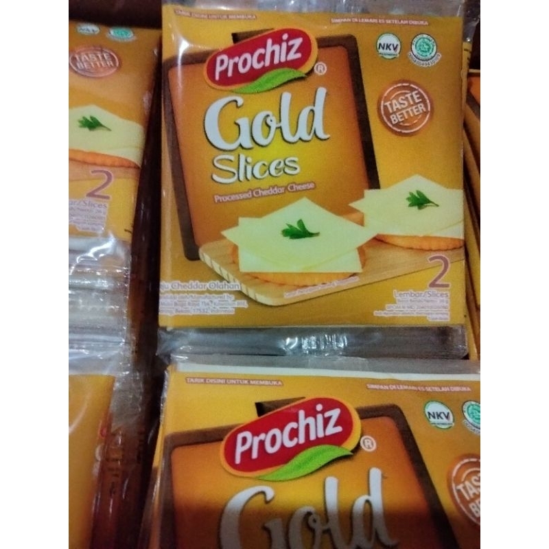 

Prochiz Gold Slice keju isi 2 lapis 26gr