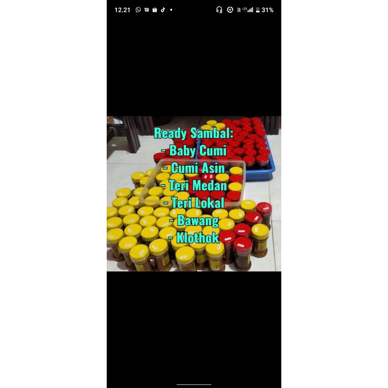 

Sambel Bawang merk Dhe Sri