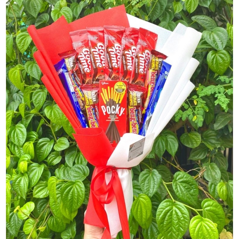 

BUKET SNACK GOODTIME POCKY MERAH PUTIH HADIAH 17 AGUSTUS KEMERDEKAAN RI/WISUDA/ULTAH/ANNIVERSARY/DLL