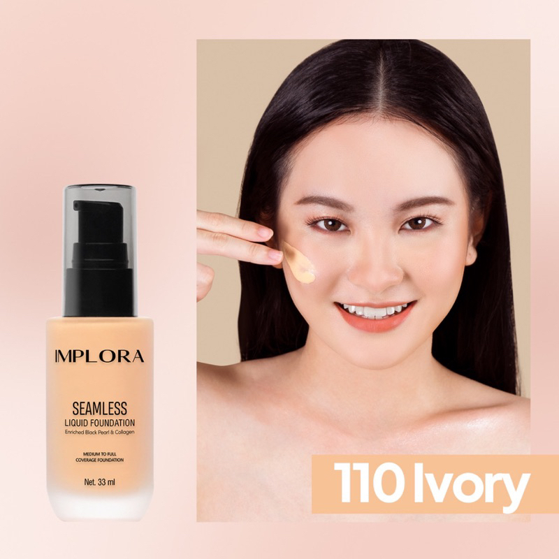 SALE ALAS BEDAK Implora Seamless Liquid Foundation IVORY