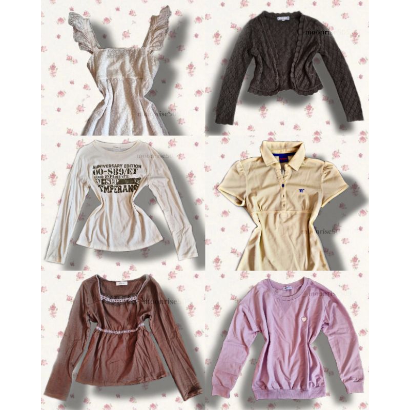 NEW ITEM❗Preloved Clothes [ y2k | coquette | vintage | fairy core | dollette | cottagecore | sweatsh