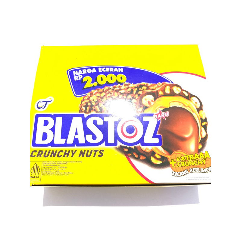 

Blastoz Crunchy Nuts | OT Blastoz ISI 12 PCS